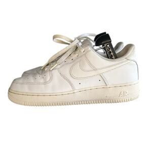 Womens Nike Air Force 1 Low '07 DD8959-100 Leather Sneaker SZ 8.5 White Walking